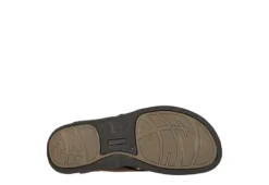 Franco Fortini Mens Newport Flip Flop Sandal - Dark Brown -Skechers Sales US 01 502430 06