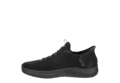 Skechers Mens Slip-ins Summits Colsin Slip Resistant Work Shoe - Black -Skechers Sales US 01 502506 03