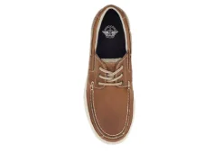Dockers Mens Beacon Boat Shoes - Dark Tan -Skechers Sales US 01 502541 04
