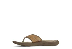 Sperry Mens Outer Banks Flip Flop Sandal - Tan -Skechers Sales US 01 502722 02