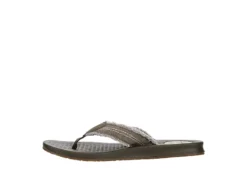 Margaritaville Mens Rag Time Flip Flop Sandal - Dark Brown -Skechers Sales US 01 502724 03