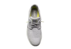 Florsheim Mens Crossover Canvas Plain Toe Slip On Sneaker - Grey -Skechers Sales US 01 502871 05