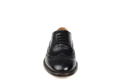 Thomas & Vine Mens Franklin Wingtip Oxford - Black -Skechers Sales US 01 530029 02