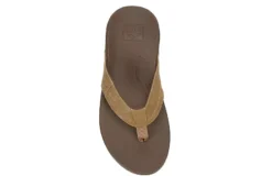 Reef Mens Cushion Spring Flip Flop Sandal - Brown -Skechers Sales US 01 544198 05