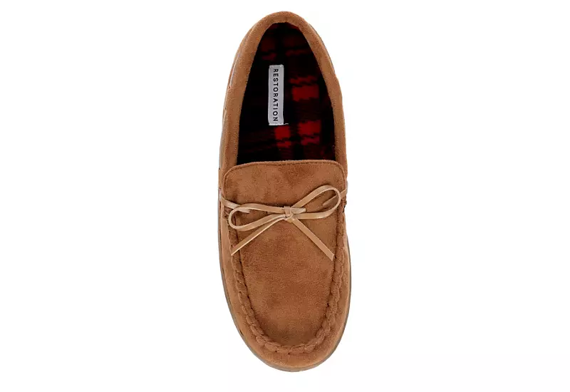 Restoration Mens Cabin Slipper - Tan 6 Restoration Mens Cabin Slipper - Tan - Image 6