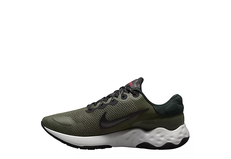 Nike Mens Renew Ride 3 Running Shoe - Olive 4 Nike Mens Renew Ride 3 Running Shoe - Olive - Image 4