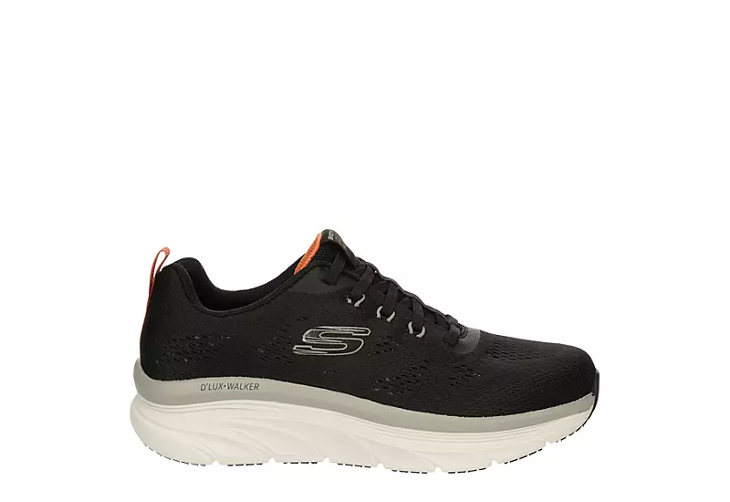 Skechers Mens Dlux Walker Commuter - Black 2 Skechers Mens Dlux Walker Commuter - Black - Image 2