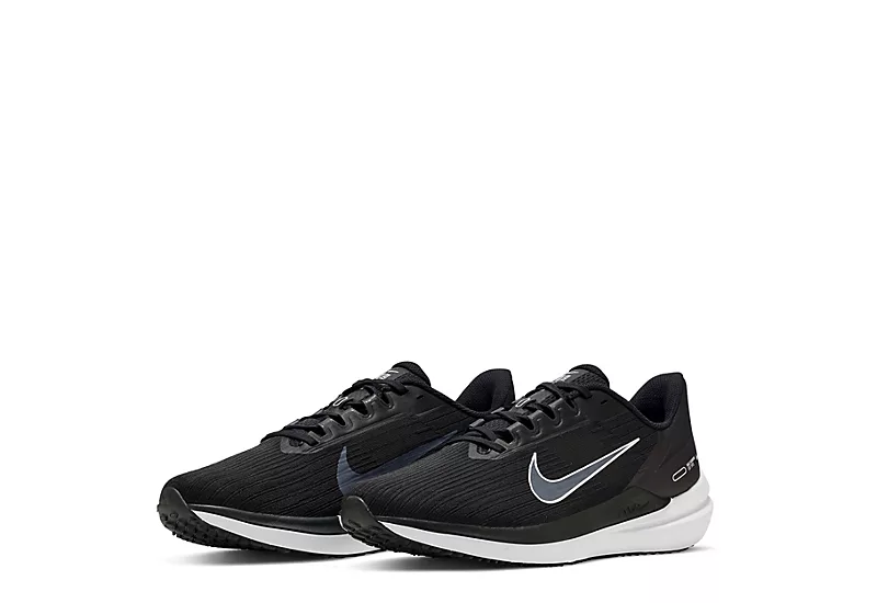 Nike Mens Air Winflo 9 Running Shoe - Black 1 Nike Mens Air Winflo 9 Running Shoe - Black