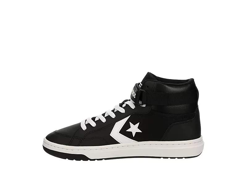 Converse Mens Pro Blaze Strap Sneaker - Black 4 Converse Mens Pro Blaze Strap Sneaker - Black - Image 4