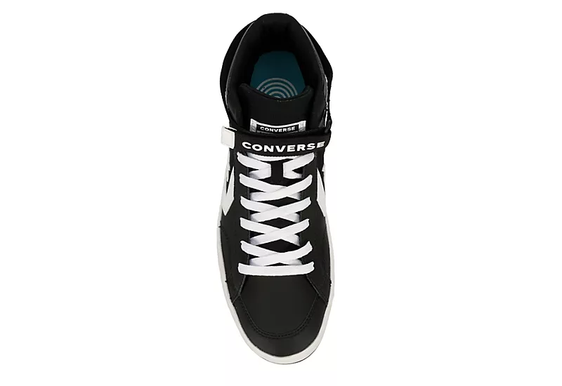 Converse Mens Pro Blaze Strap Sneaker - Black 6 Converse Mens Pro Blaze Strap Sneaker - Black - Image 6