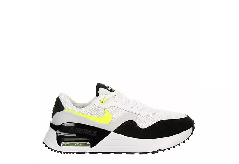 Nike Mens Air Max Systm Sneaker - White 2 Nike Mens Air Max Systm Sneaker - White - Image 2