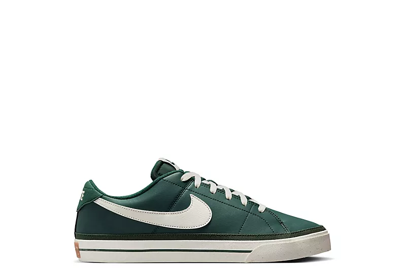 Nike Mens Court Legacy Low Sneaker - Green 2 Nike Mens Court Legacy Low Sneaker - Green - Image 2