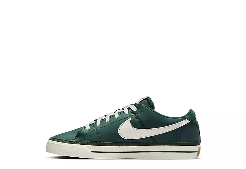 Nike Mens Court Legacy Low Sneaker - Green 3 Nike Mens Court Legacy Low Sneaker - Green - Image 3