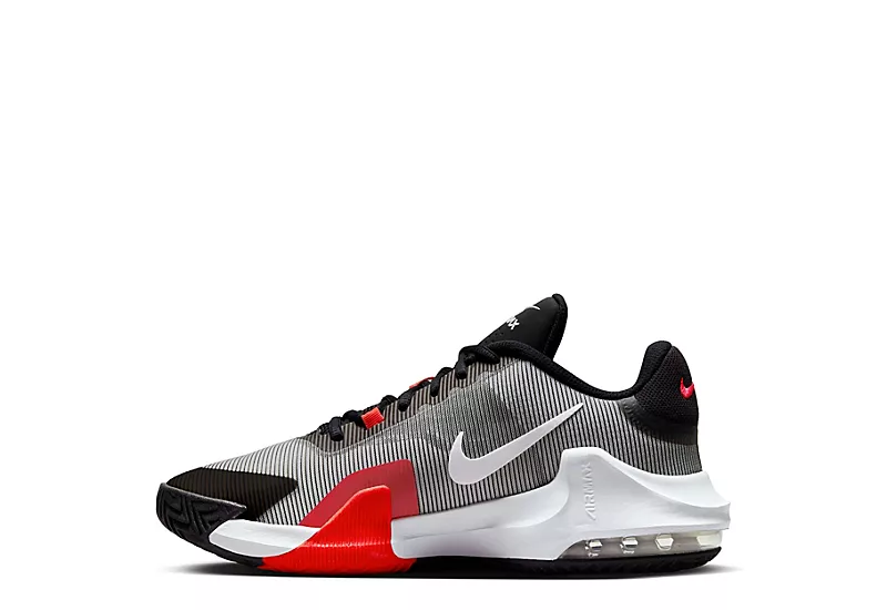 Nike Mens Air Max Impact 4 Basketball Shoe - Black 3 Nike Mens Air Max Impact 4 Basketball Shoe - Black - Image 3