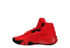 Puma Mens Playmaker Pro Mid Basketball Shoe - Red -Skechers Sales US 01 601241 03