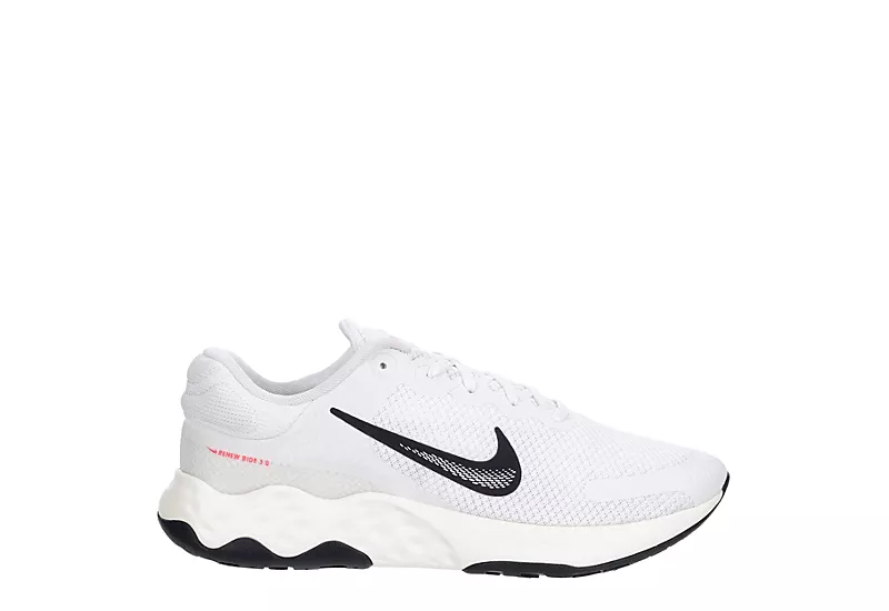 Nike Mens Renew Ride 3 Running Shoe - White 2 Nike Mens Renew Ride 3 Running Shoe - White - Image 2