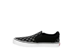 Vans Mens Asher Deluxe Slip On Sneaker - Black -Skechers Sales US 01 630178 03