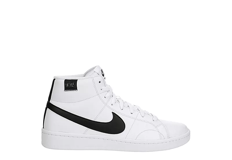 Nike Mens Court Royal 2 Mid Sneaker - White 2 Nike Mens Court Royal 2 Mid Sneaker - White - Image 2
