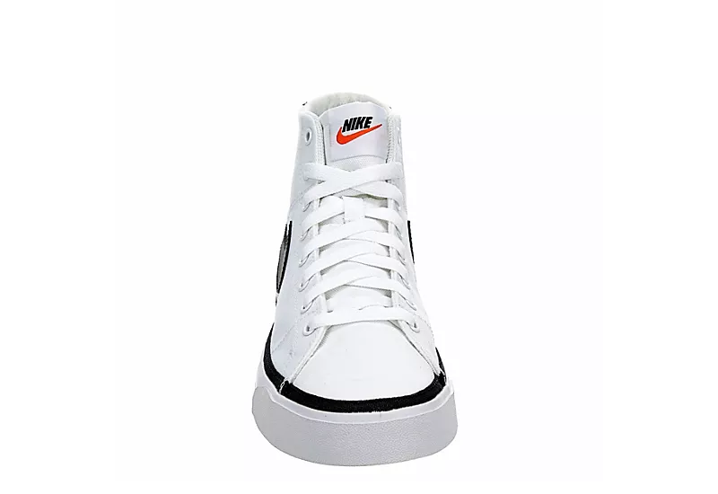 Nike Mens Court Legacy Mid Sneaker - White 3 Nike Mens Court Legacy Mid Sneaker - White - Image 3