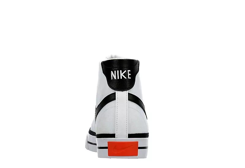 Nike Mens Court Legacy Mid Sneaker - White 5 Nike Mens Court Legacy Mid Sneaker - White - Image 5