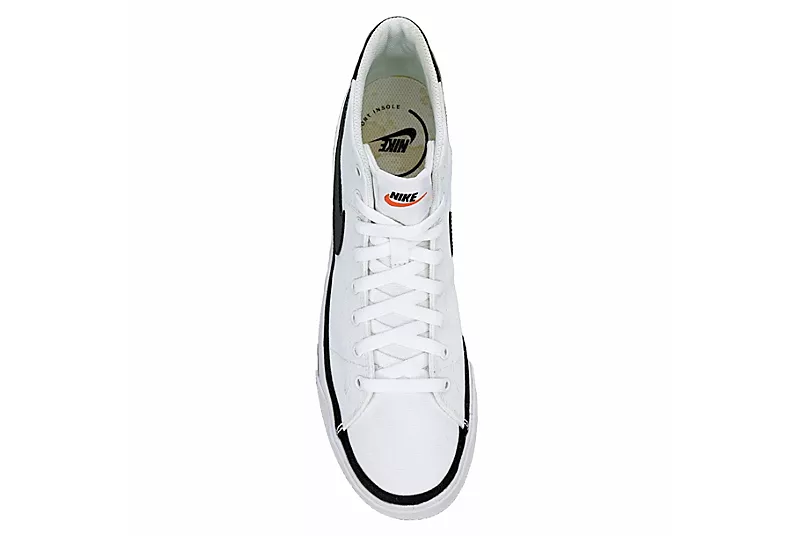 Nike Mens Court Legacy Mid Sneaker - White 6 Nike Mens Court Legacy Mid Sneaker - White - Image 6