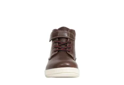 Deer Stags Boys Niles Lace-up Boot - Dark Brown -Skechers Sales US 01 700432 02