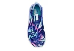 Skechers Girls Ultra Flex 2.0 Iris Color Slip On Sneaker - Navy -Skechers Sales US 01 702362 05