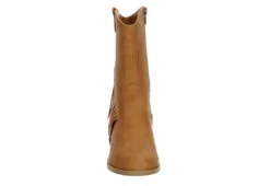 Dv By Dolce Vita Girls Lillyth Western Boot - Tan -Skechers Sales US 01 702429 02