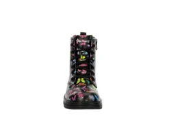 Skechers Girls Gravlen Combat Boot - Black -Skechers Sales US 01 702463 02
