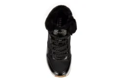 Skechers Girls Uno Cozy On Air Sneaker - Black -Skechers Sales US 01 702467 05
