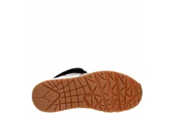 Skechers Girls Uno Cozy On Air Sneaker - Black -Skechers Sales US 01 702467 06