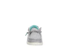 Heydude Boys Wally Youth Slip On Sneaker - Grey -Skechers Sales US 01 702473 02