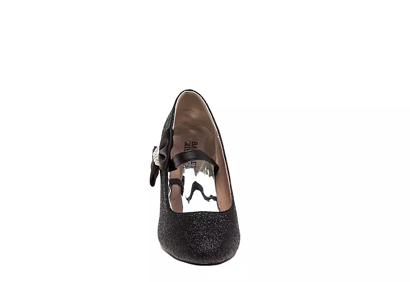 Badgley Mischka Girls Bownus Dress Shoe - Black 3 Badgley Mischka Girls Bownus Dress Shoe - Black - Image 3