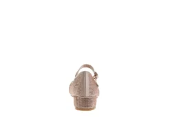 Badgley Mischka Girls Glitterful Dress Shoe - Rose Gold -Skechers Sales US 01 702611 04