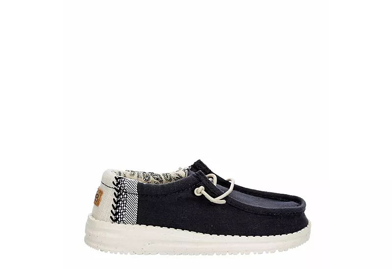 Heydude Boys Infant Wally Toddler Slip On Sneaker - Navy 2 Heydude Boys Infant Wally Toddler Slip On Sneaker - Navy - Image 2