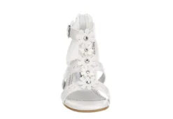 Rachel Shoes Girls Infant Lil Carlee Dress Heel - White -Skechers Sales US 01 702665 02