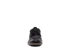 Steve Madden Boys Boliverr Dress Shoe - Black -Skechers Sales US 01 702667 02