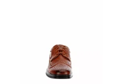 Deer Stags Boys Ace Wingtip Oxford - Cognac -Skechers Sales US 01 702674 02