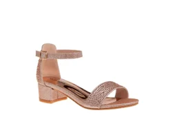 Badgley Mischka Girls O-bm80285srosg Dress Sandal - Rose Gold