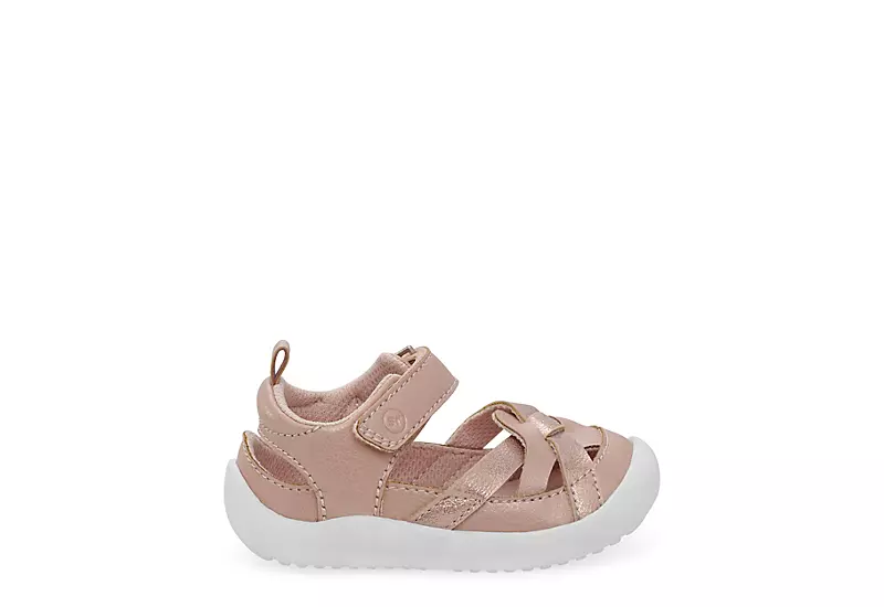 Stride Rite Girls Infant Mallory Sandal - Pink 2 Stride Rite Girls Infant Mallory Sandal - Pink - Image 2