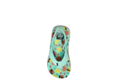 Reef Girls Infant Little Ahi Flip Flop Sandal - Green 9 Reef Girls Infant Little Ahi Flip Flop Sandal - Green -Skechers Sales US 01 702866 02