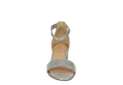 Sophie17 Girls Infant Lil Krystal Dress Sandal - Silver -Skechers Sales US 01 722029 02