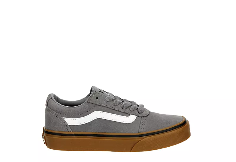 Vans Boys Ward Sneaker - Grey 2 Vans Boys Ward Sneaker - Grey - Image 2