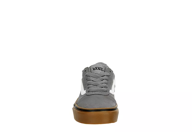 Vans Boys Ward Sneaker - Grey 3 Vans Boys Ward Sneaker - Grey - Image 3