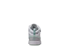 Nike Girls Court Borough 2 Mid Top Sneaker - Platinum -Skechers Sales US 01 808056 03