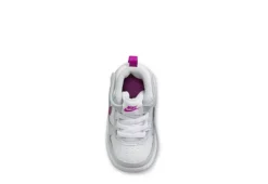 Nike Girls Infant Court Borough 2 Mid Top Sneaker - Platinum -Skechers Sales US 01 808080 04