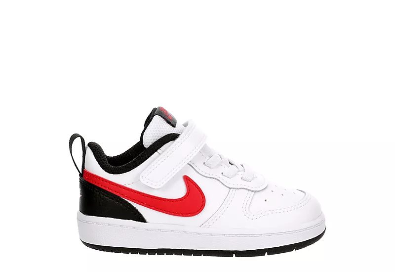 Nike Boys Infant Court Borough 2 Low Top Sneaker - White 2 Nike Boys Infant Court Borough 2 Low Top Sneaker - White - Image 2
