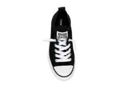 Converse Girls Chuck Taylor All Star Kids Knit Shoreline Sneaker - Black -Skechers Sales US 01 808239 05