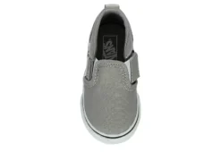 Vans Boys Infant Asher Slip On Sneaker - Grey -Skechers Sales US 01 808425 05