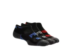 Puma Boys Low Cut Socks 3 Pairs - Black